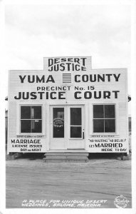 Salome Arizona Yuma County Justice Court, Marriage Licenses, RPPC U11446