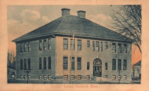 Vintage Postcard Catholic School Campus Building Brainerd Minnesota St. Paul Pub