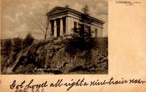 Woodbury, Connecticut - A view of the Masonic Hall - c1905