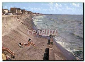 Postcard Modern Cote de Lumiere Chatelaillon Plage La Digue at high tide