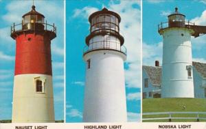 Massachusetts Cape Cod Nobska Lighthouse Nauset Lighthouse & Highland Lighthouse