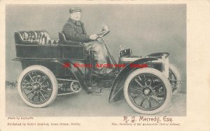 R.J. Mecredy Esquire Secretary of the Automobile Club of Ireland, Early Auto 
