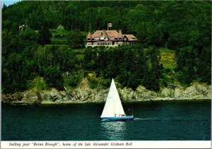 Canada Nova Scotia Cape Breton Sailing Past Beinn Breagh