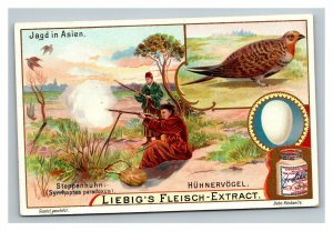 Vintage 1880's Victorian Trade Card Liebig's Fleisch Extract - Quack Medicine