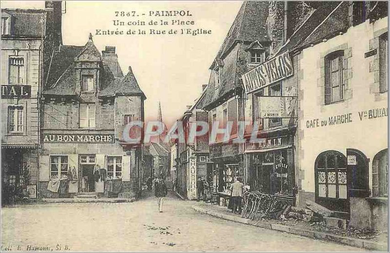 COPY Paimpol A Corner of the Square Street Entrance of the Church