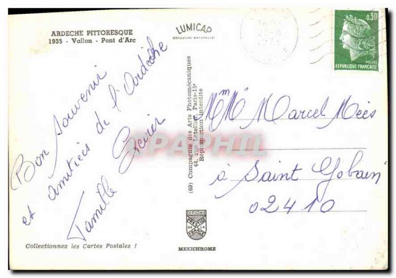 Modern Postcard The Arch Bridge Wonder of Nature