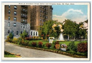 c1910's Part At Aberdeen Hotel Selby Virginia Aves. St. Paul Minnesota Postcard