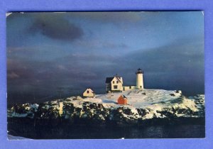 York Beach, Maine/ME Postcard, Nubble Lighthouse, 1967!