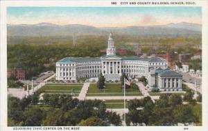 Colorado Denver City And County Building Adjoining Civic Center On The West