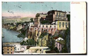 Old Postcard Sorrento Hotel Vittora