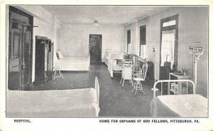 Pittsburgh PA Home For Orphans of Odd Fellows Postcard