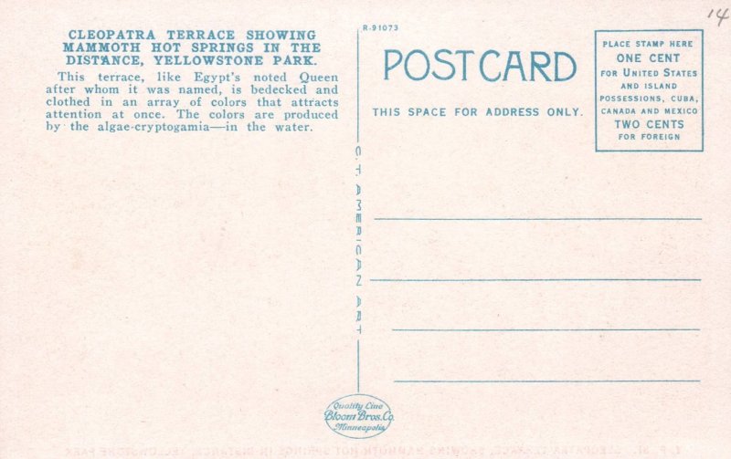 Cleopatra Terrace,Yellowstone National Park