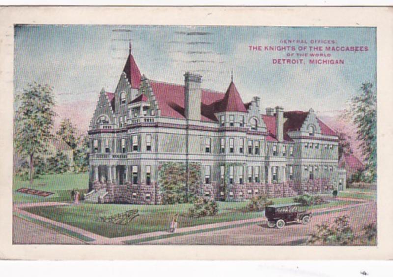 Michigan Detroit Knights Of The Maccabees General Office 1914