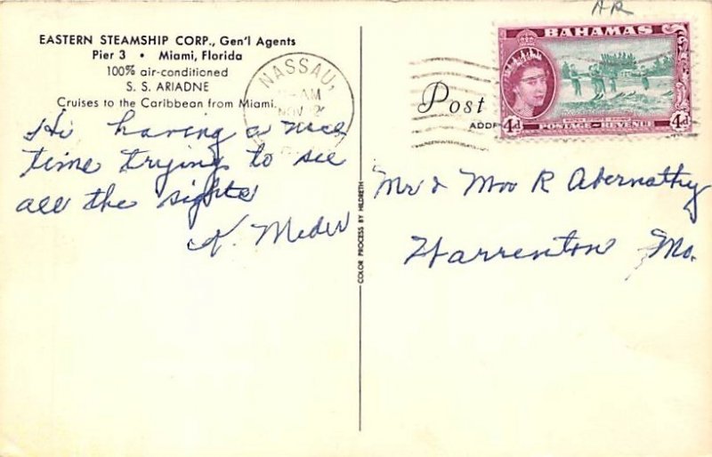 SS Ariadne Eastern Steamship Lines Ship 