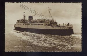 f2117 - Belgian Ferry - Artevelde, leaving Dover - postcard