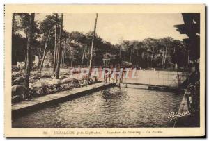 Old Postcard Pres Hossegor Capbreton Interior Sporting Pool