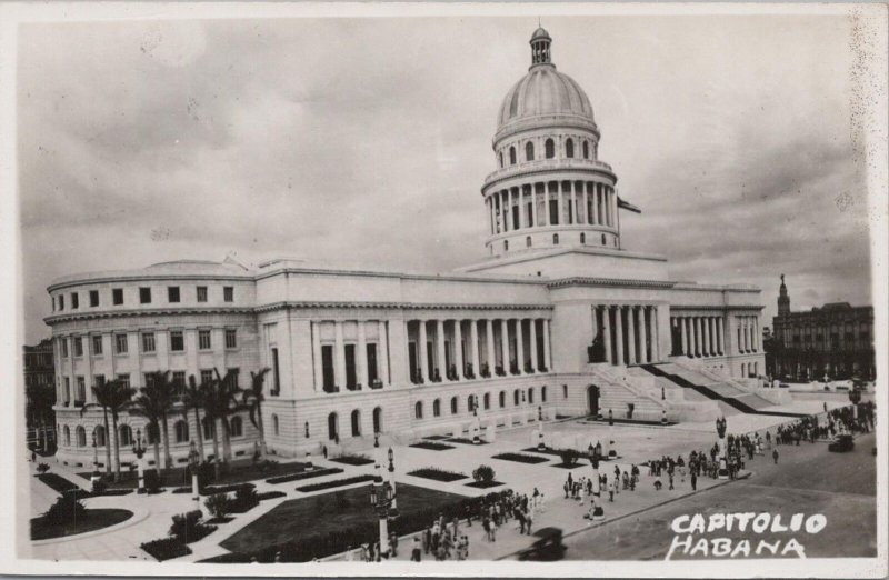 RPPC Postcard Cuba Capitolio Habana