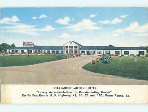 Damaged-Back Linen MOTEL SCENE Baton Rouge Louisiana LA B7690