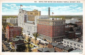 Fort Wayne Hotel Masonic Temple Detroit MI 