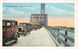 F15/ Mobile Alabama Postcard c1915 Cochrane Bridge Autos 8