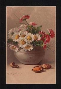 3052338 Wild FLOWER in VASE by C. KLEIN Meissner & Buch 1524
