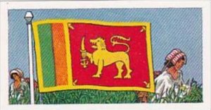 Amaran Tea Trade Card Flags &  Emblems No 13 Ceylon