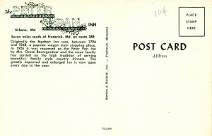 MD - Urbana. Peter Pan Inn, Dining Room