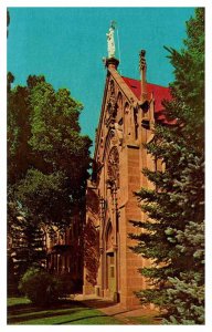 Postcard CHURCH SCENE Santa Fe New Mexico NM AS8316