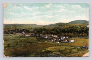 View From the Pinnacle Chester VT Vermont 1910 DB Postcard P14