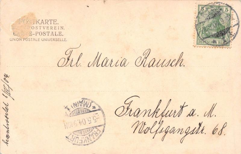 KIEL SCHLESWIG-HOLSTEIN GERMANY VILLEN am DUSTERNBROOKER WEG. POSTCARD 1904