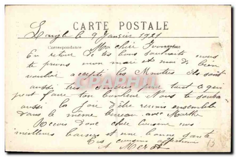 Old Postcard The Eagle Church of Saint Martin