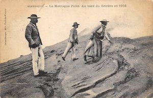 La Montagne Pelee Martinique 1911 no stamp 