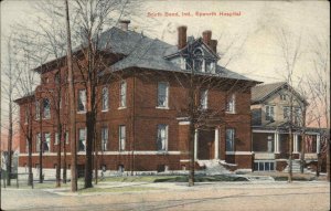 South Bend Indiana IN Epworth Hospital c1910 Vintage Postcard