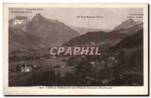 Old Postcard View of Valle De Morzine & # 39Essert Romand