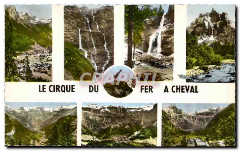 Old Postcard Cirque Du Fer A Cheval Sixt has Chamois Restaurant