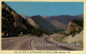 US 40 US 6 - Idaho Springs, Colorado CO