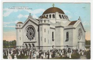 Catholic Cathedral Kingston Jamaica 1910c postcard