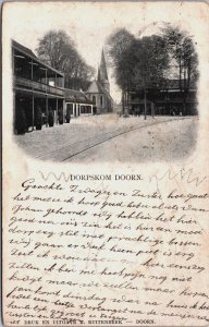 Netherlands Dorpskom Doorn Vintage Postcard C079