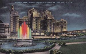 Traymore Hotel and Fountain of Light - Atlantic City NJ, New Jersey - Linen