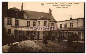 Belgium Old Postcard Seminary of St. Therese Sisters Pont Chin Tournai An ins...