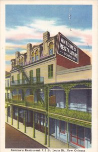 Antoine's Restaurant New Orleans Louisiana 1962