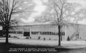 College Heights Arkansas Forest-Industrial Education bldg antique pc Z22330 