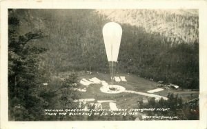 National Geographic Stratosphere (Ballon) Flight, Black Hills SD 1934. RPPC