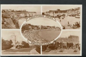 Kent Postcard - Greetings From Broadstairs      RS14593