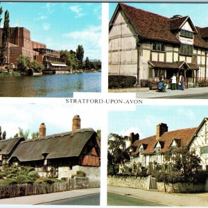 c1970s Stratford-upon-Avon, England UK Shakespeare's Birthplace Home 4x6 PC M21