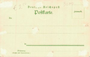 Germany Hannover Leibnizhaus Litho Vintage Postcard 08.41 