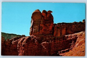 c1960 Arches National Monument Utah UT Postcard Three Penguins Rock Formation