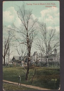 Canada Ontario OTTAWA Spring Time in Major's Hill Park pm1913 by Valentine ~ DB