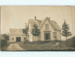 Pre-1911 rppc HOUSE AT WAYSIDE FARM Weymouth - Near Digby Nova Scotia NS W1028