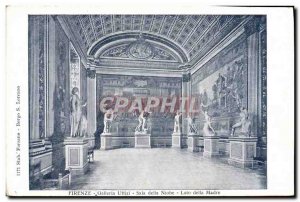 Old Postcard Florence Uffizi Gallery Della Sala della Niobe Lato Madre